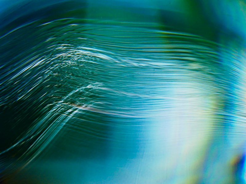 abstract image with different shades of green