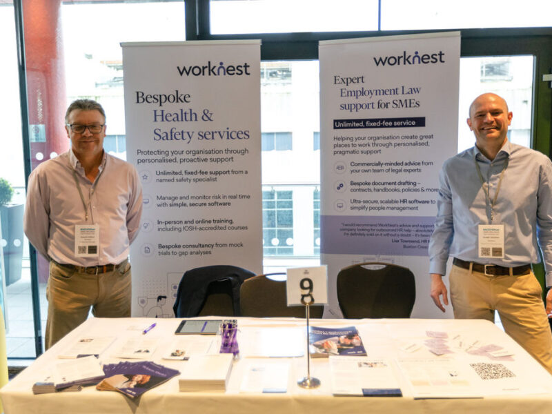 Worknest exhibition stand at ACEVOFest conference