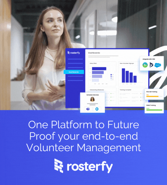 One Platform to Future Proof your end-to-end Volunteer Management - rosterfy